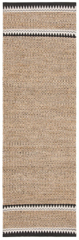 Safavieh Natural Fiber 2'-3" x 10'-0" Rug in Natural / Black