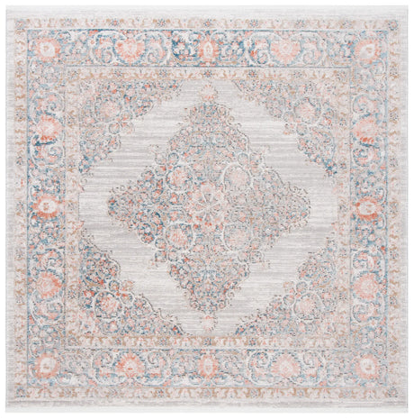 Safavieh Shivan 6'-7" x 6'-7" Rug in Grey / Rose
