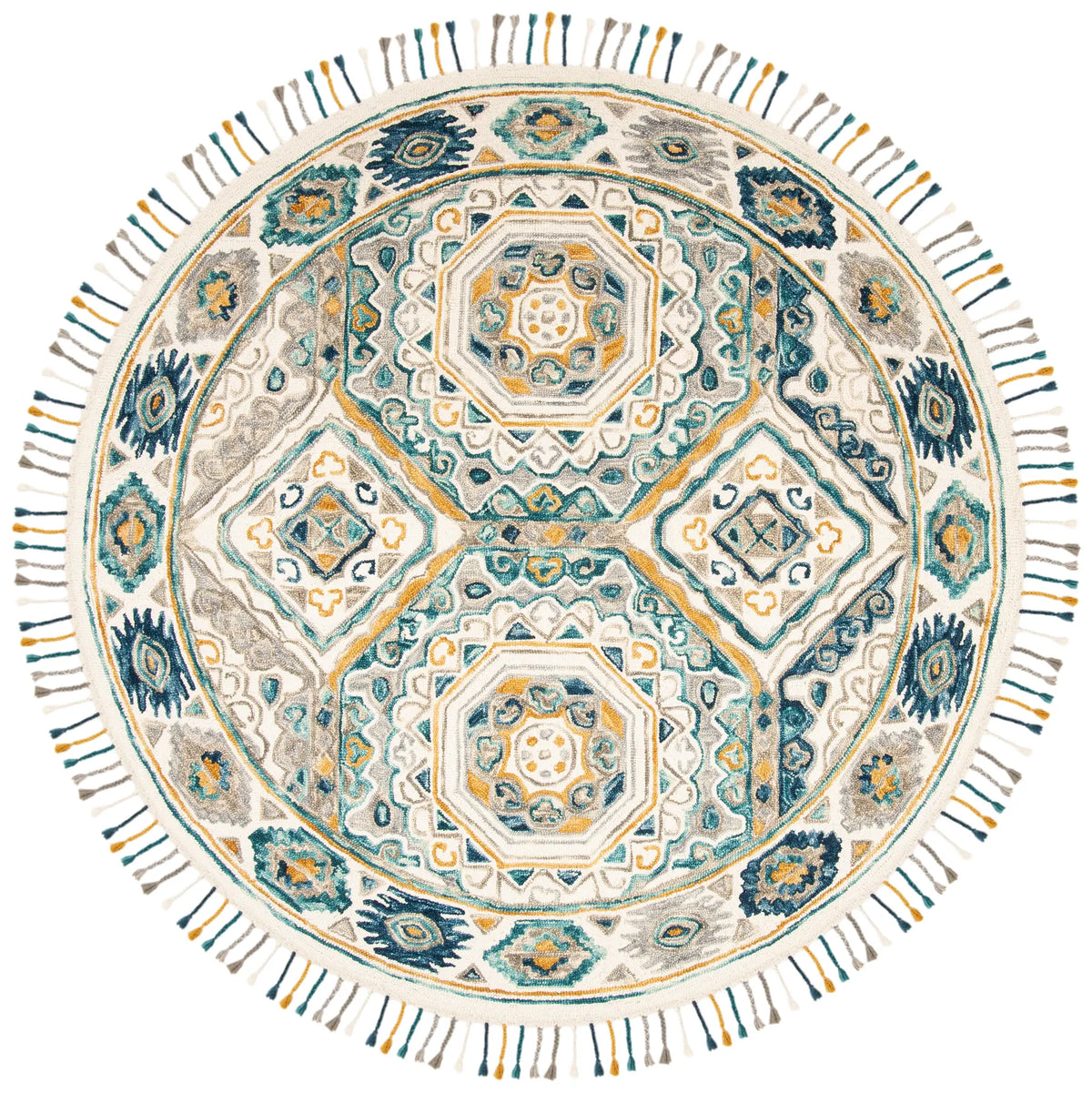 Safavieh Aspen 7'-0" x 7'-0" Rug in Ivory / Charcoal