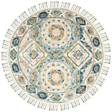 Safavieh Aspen 7'-0" x 7'-0" Rug in Ivory / Charcoal