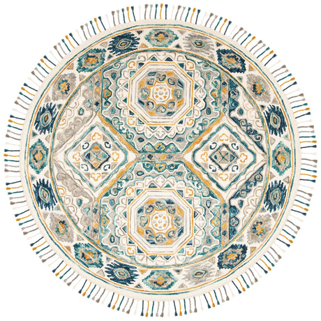 Safavieh Aspen 7'-0" x 7'-0" Rug in Ivory / Charcoal