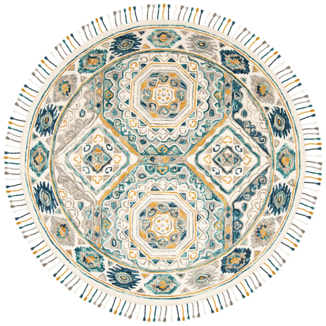 Safavieh Aspen 7'-0" x 7'-0" Rug in Ivory / Charcoal