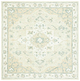 Safavieh Micro-Loop 5'-0" x 5'-0" Rug in Beige / Ivory