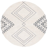 Safavieh Casablanca 7'-0" x 7'-0" Rug in Ivory / Grey
