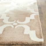 Safavieh Dip Dye 4'-0" x 6'-0" Rug in Beige / Ivory