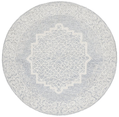Safavieh Abstract 6'-0" x 6'-0" Rug in Ivory / Blue