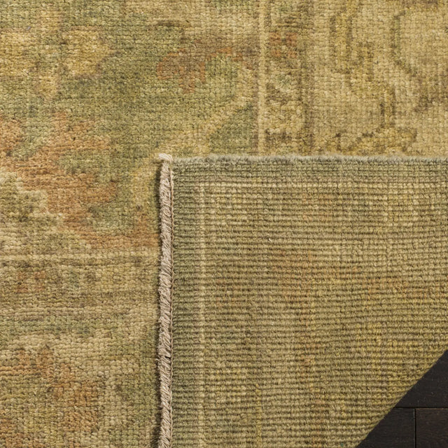 Safavieh Oushak 6'-0" x 9'-0" Rug in Green / Beige