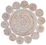 Safavieh Cape Cod 4'-0" x 4'-0" Rug in Ivory / Multi