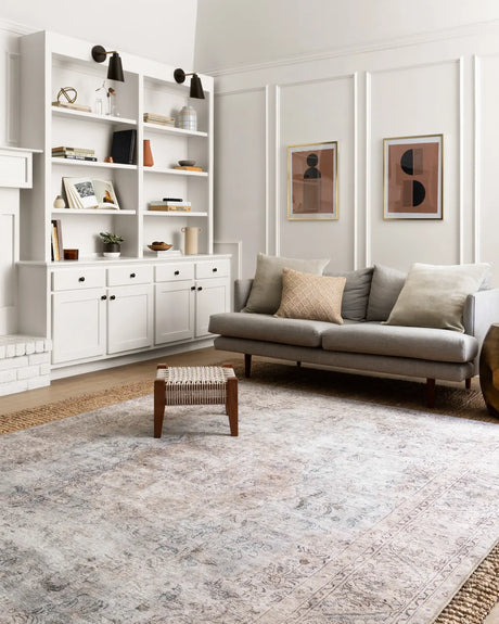 Loloi Loren Lq-04 Silver / Slate Rugs - room scene 2