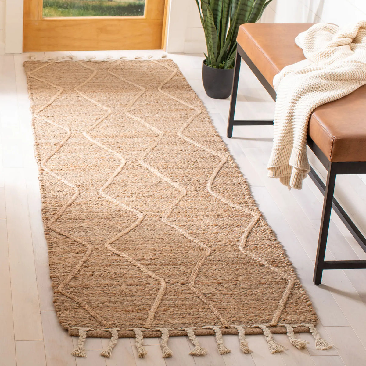 Safavieh Natural Fiber 2'-3" x 10'-0" Rug in Natural