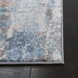 Safavieh Tulum 4'-0" x 6'-0" Rug in Ivory / Blue