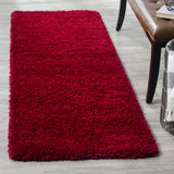 Safavieh Shag 2'-3" x 11'-0" Rug in Red