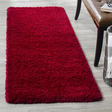 Safavieh Shag 2'-3" x 11'-0" Rug in Red