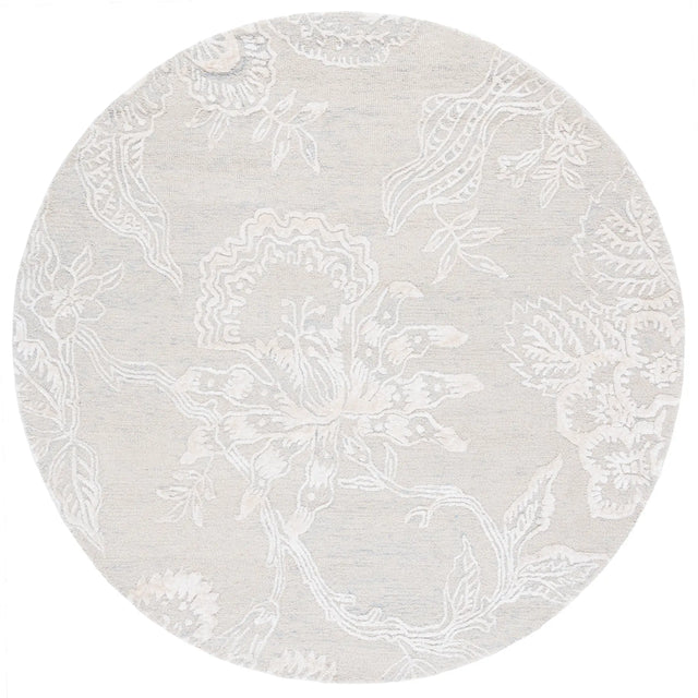 Safavieh Glamour 6'-0" x 6'-0" Rug in Light Blue / Ivory