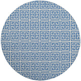 Safavieh Montauk 6'-0" x 6'-0" Rug in Blue / Ivory