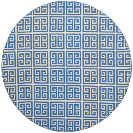 Safavieh Montauk 6'-0" x 6'-0" Rug in Blue / Ivory