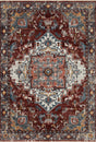 Loloi Samra Sam-10 Brick/Grey Rugs - main flat
