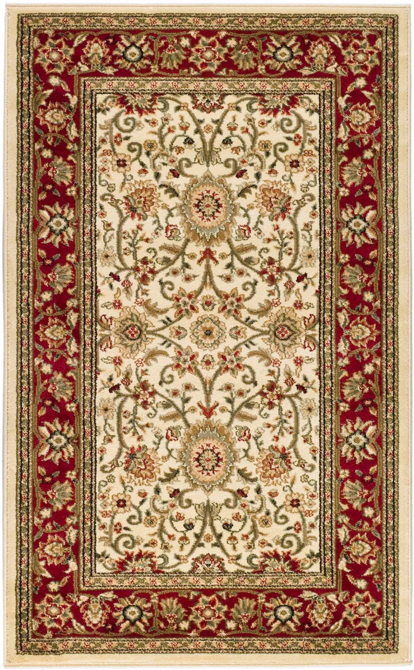 Safavieh Lyndhurst 3'-3" x 5'-3" Rug in Ivory / Red