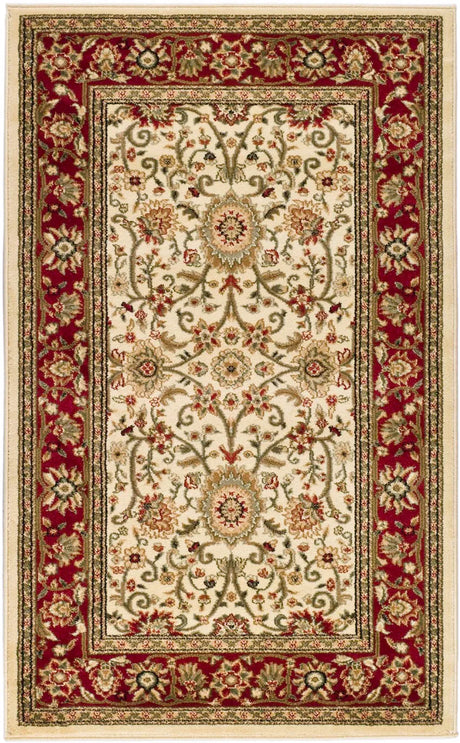 Safavieh Lyndhurst 3'-3" x 5'-3" Rug in Ivory / Red