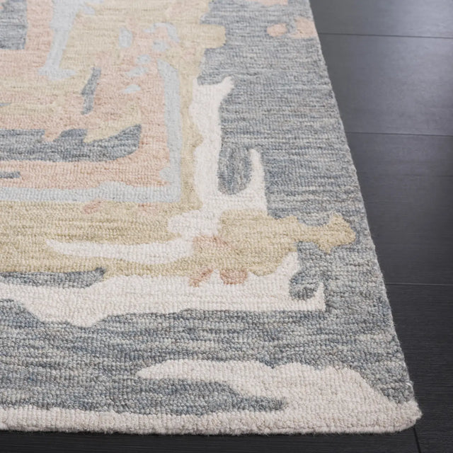 Safavieh Ebony 4'-0" x 6'-0" Rug in Grey / Ivory