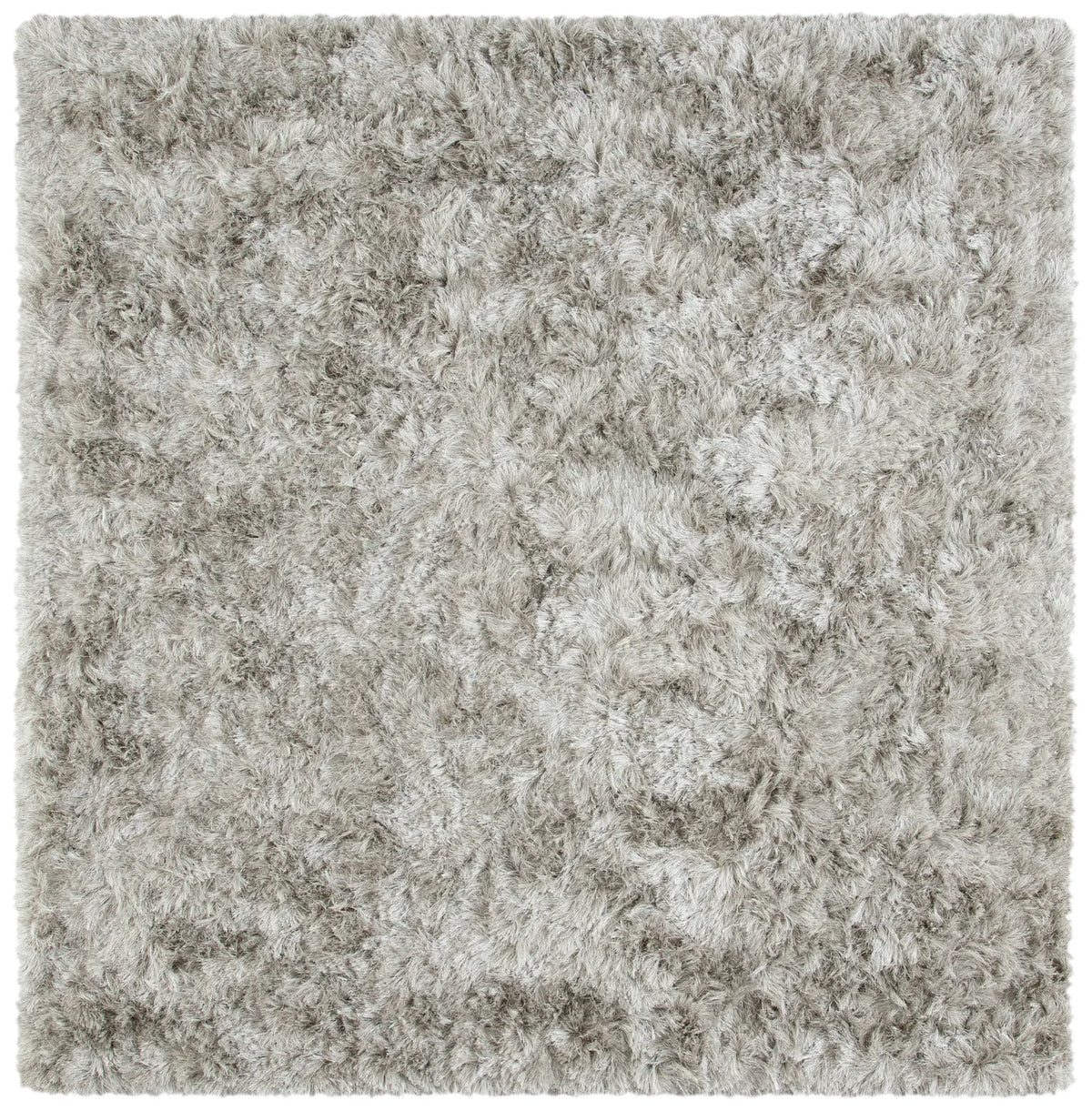 Safavieh Ocean Shag 6'-0" x 6'-0" Rug in Light Grey