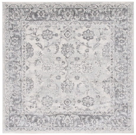 Safavieh Tulum 6'-7" x 6'-7" Rug in Ivory / Grey