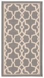 Safavieh Courtyard 2'-0" x 3'-7" Rug in Grey / Beige