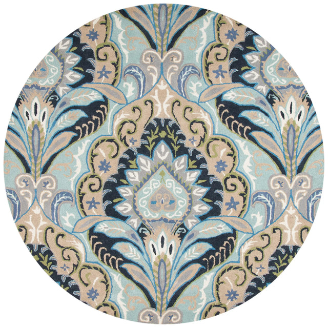 Safavieh Wyndham 7'-0" x 7'-0" Rug in Blue / Multi