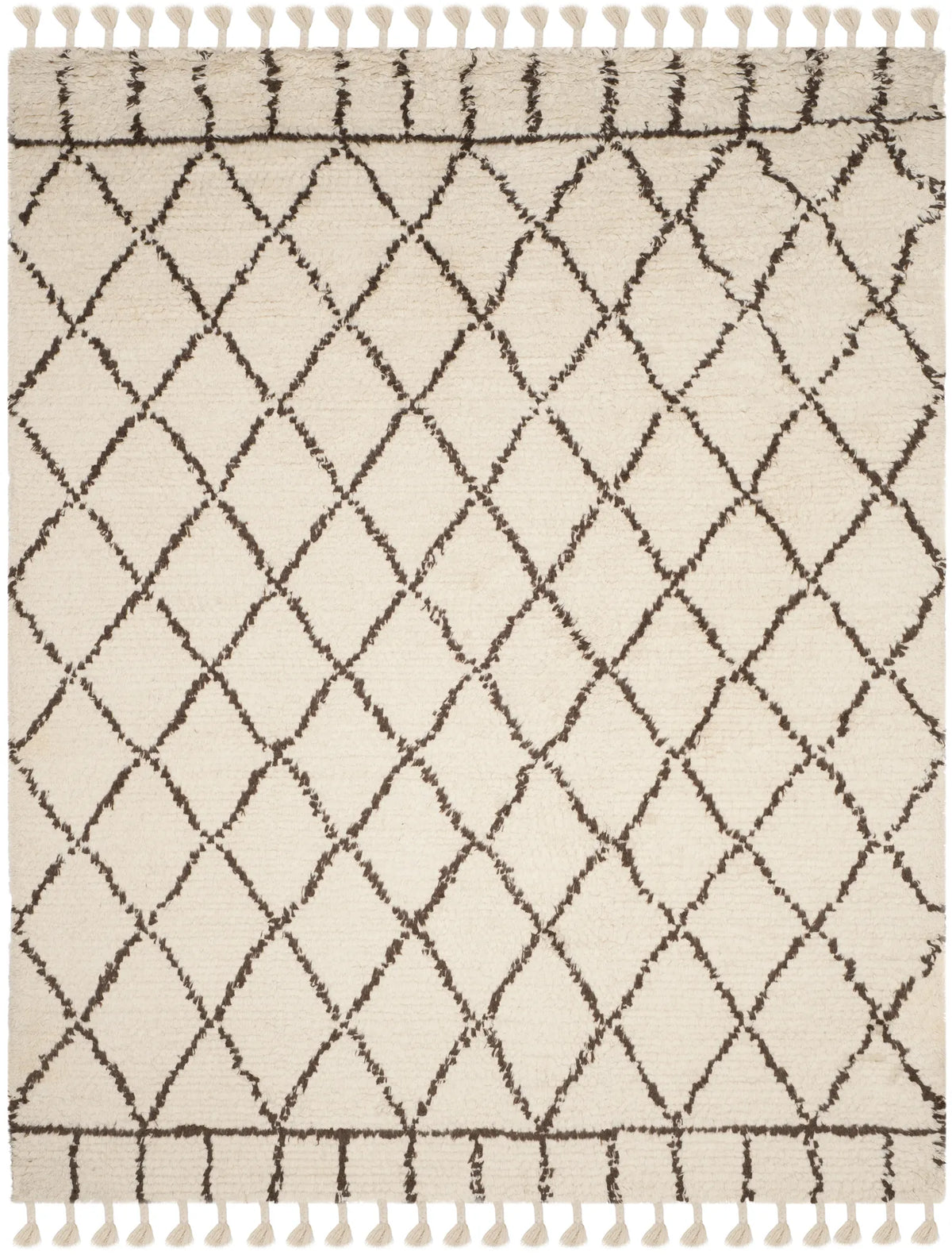 Safavieh Casablanca 8'-0" x 10'-0" Rug in Ivory / Brown