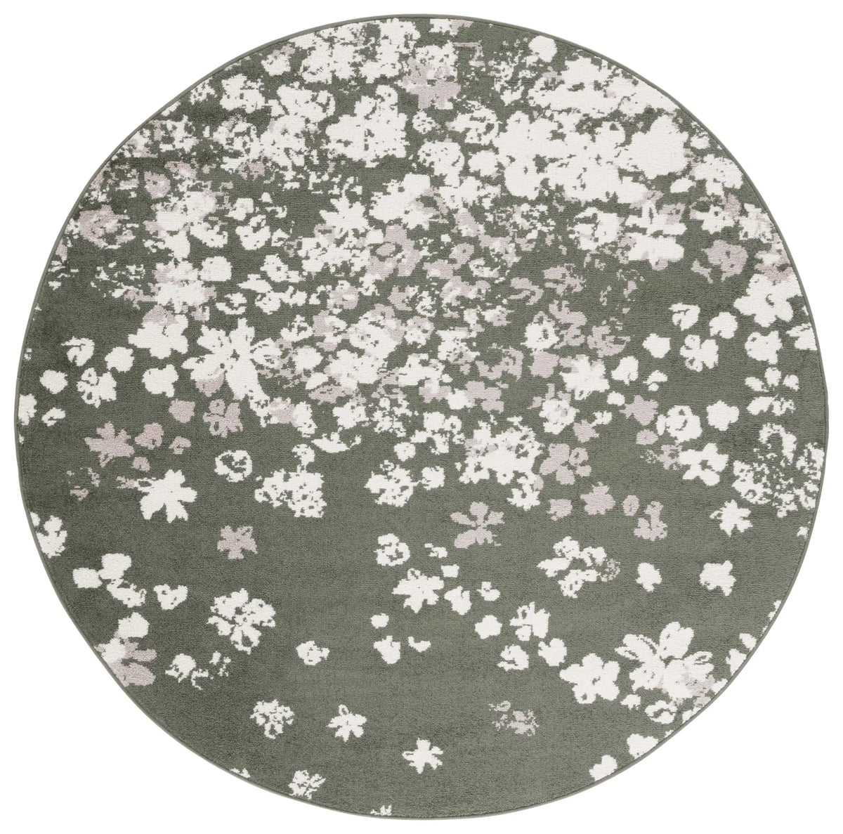 Safavieh Adirondack 6'-0" x 6'-0" Rug in Dark Green / Ivory
