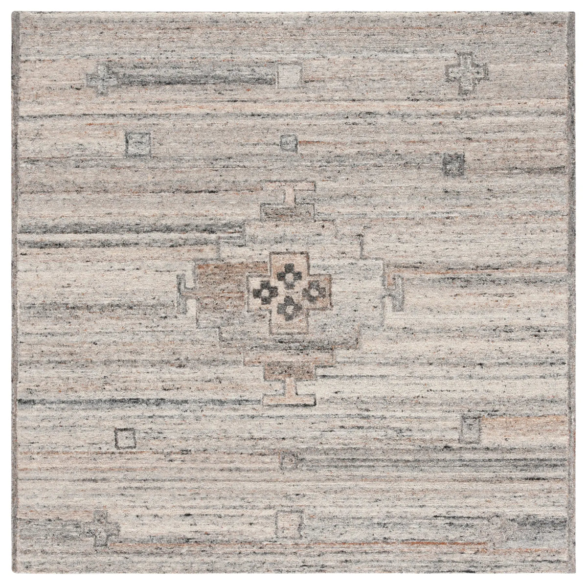 Safavieh Kenya 6'-0" x 6'-0" Rug in Brown / Beige