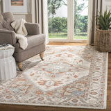 Safavieh Micro-Loop 4'-0" x 6'-0" Rug in Ivory / Rust
