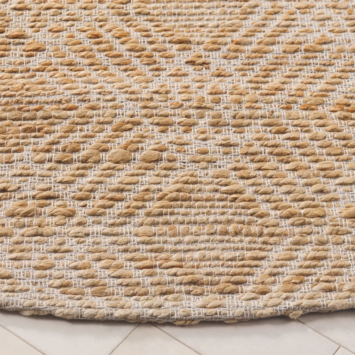 Safavieh Natural Fiber 7'-0" x 7'-0" Rug in Natural / Ivory