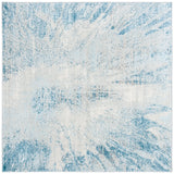 Safavieh Tulum 6'-7" x 6'-7" Rug in Grey / Blue