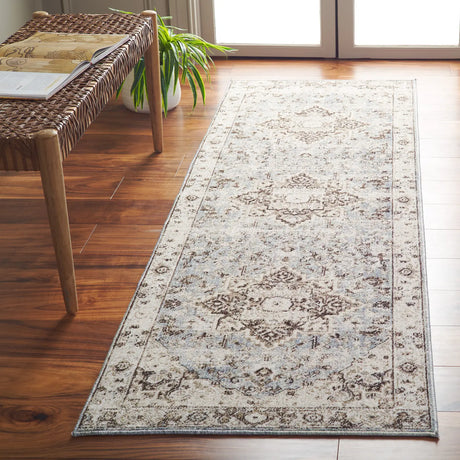 Safavieh Antique Patina 2'-4" x 8'-0" Rug in Grey / Blue