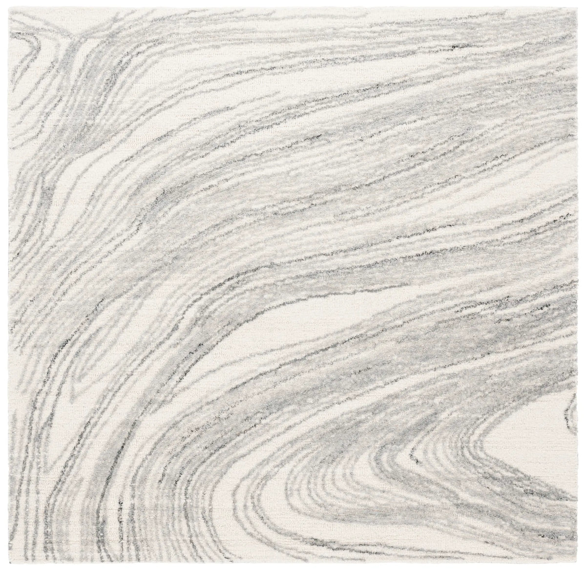 Safavieh Ebony 6'-0" x 6'-0" Rug in Ivory / Grey