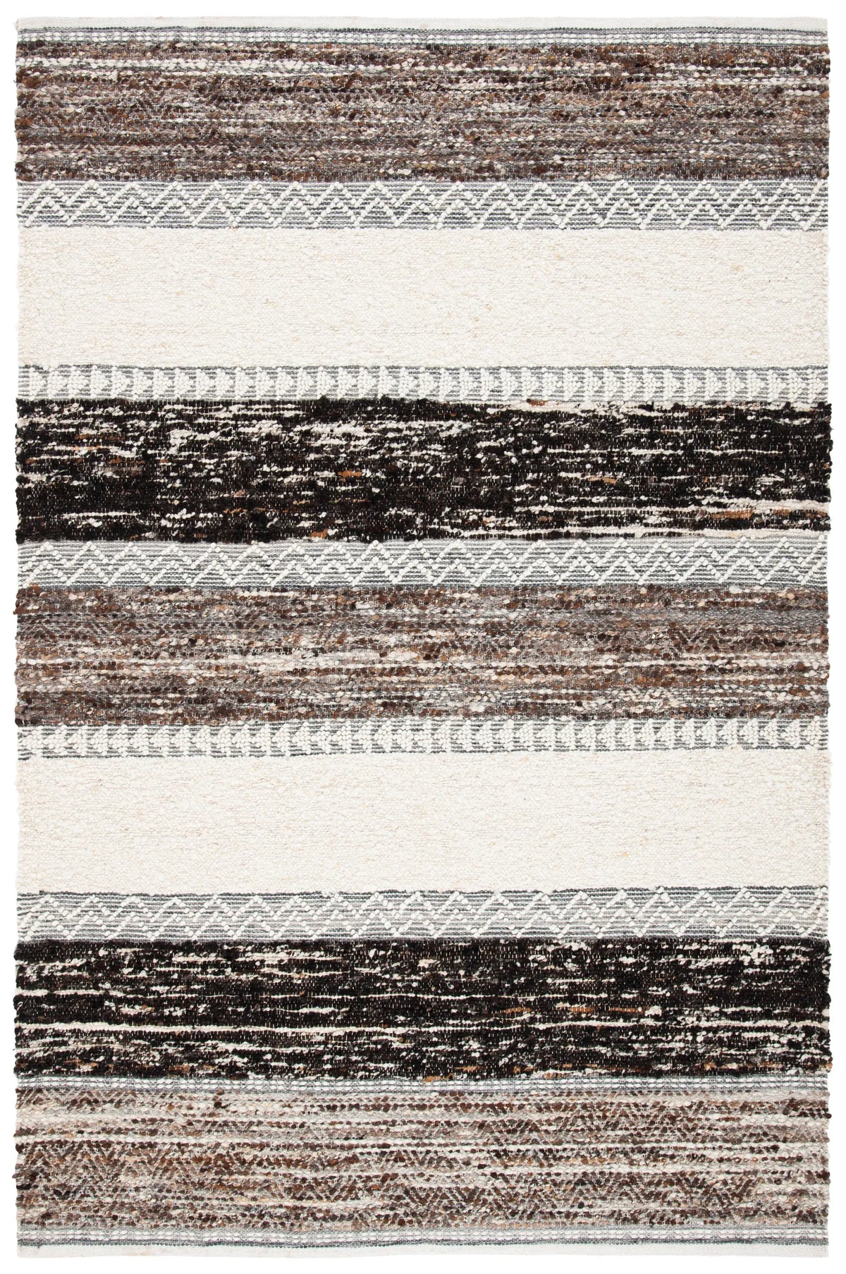 Safavieh Natura 4'-0" x 6'-0" Rug in Brown / Ivory
