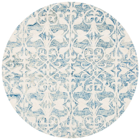 Safavieh Chatham 5'-0" x 5'-0" Rug in Dark Blue / Ivory