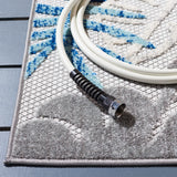 Safavieh Cabana 4'-0" x 6'-0" Rug in Grey / Blue