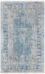 Safavieh Victoria 3'-0" x 5'-0" Rug in Blue / Ivory
