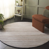 Safavieh Ebony 6'-0" x 6'-0" Rug in Grey / Rust