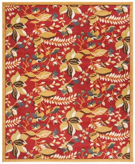 Safavieh Newbury 8'-0" x 10'-0" Rug in Red / Gold