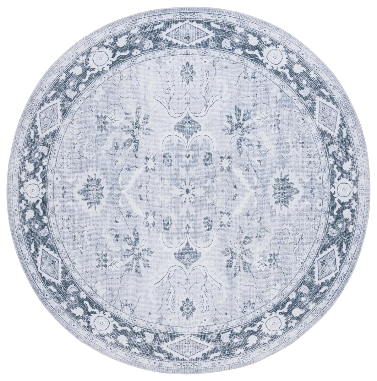 Safavieh Arizona 6'-0" x 6'-0" Rug in Light Grey / Grey Green