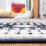 Safavieh Adirondack 4'-0" x 6'-0" Rug in Black / Ivory