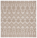 Safavieh Global 6'-7" x 6'-7" Rug in Beige / Brown