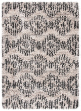 Safavieh Iceland Shag 4'-0" x 6'-0" Rug in Cream / Grey