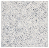 Safavieh Micro-Loop 5'-0" x 5'-0" Rug in Grey / Beige