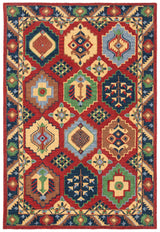 Safavieh Heritage 4'-0" x 6'-0" Rug in Red / Gold