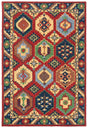 Safavieh Heritage 4'-0" x 6'-0" Rug in Red / Gold