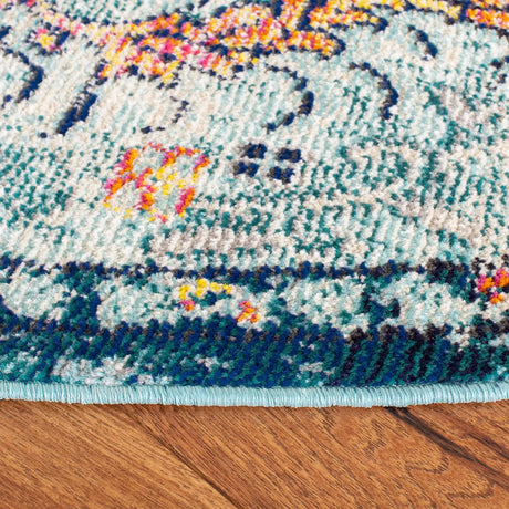 Safavieh Madison 10'-0" x 10'-0" Rug in Navy / Light Blue